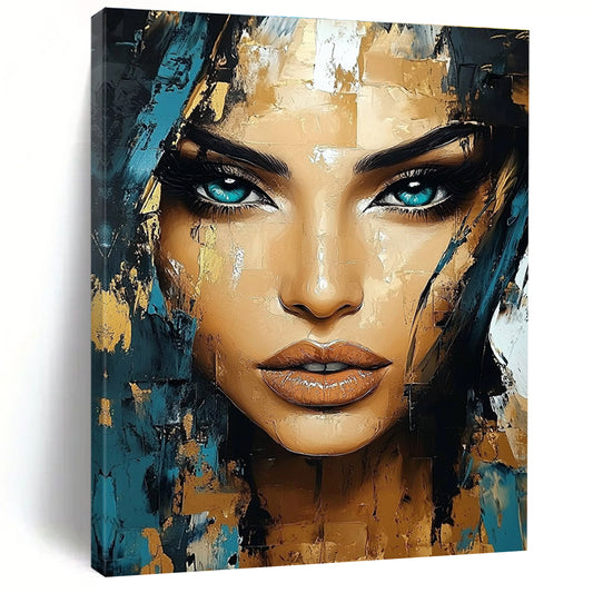 Colorful Abstract Portrait for Creative Studio & Modern Art Gallery STSC456