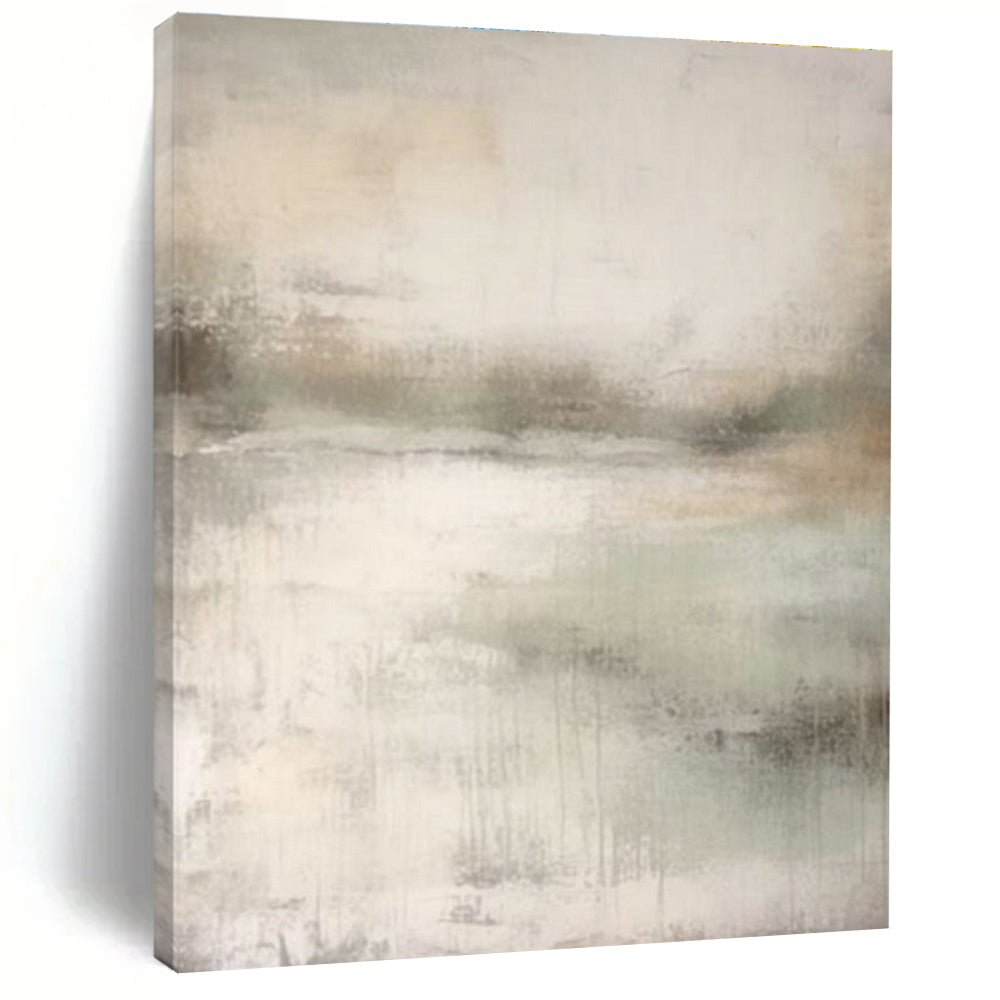 Light - Toned Abstract Art for Beach House & Sunlit Conservatory DLZ2368