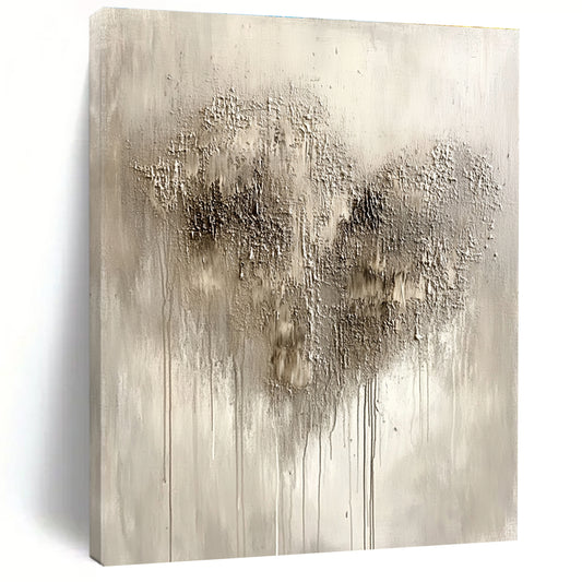 Textured Gray and White Abstract for Industrial - Style Home & Modern Art Gallery STSC519