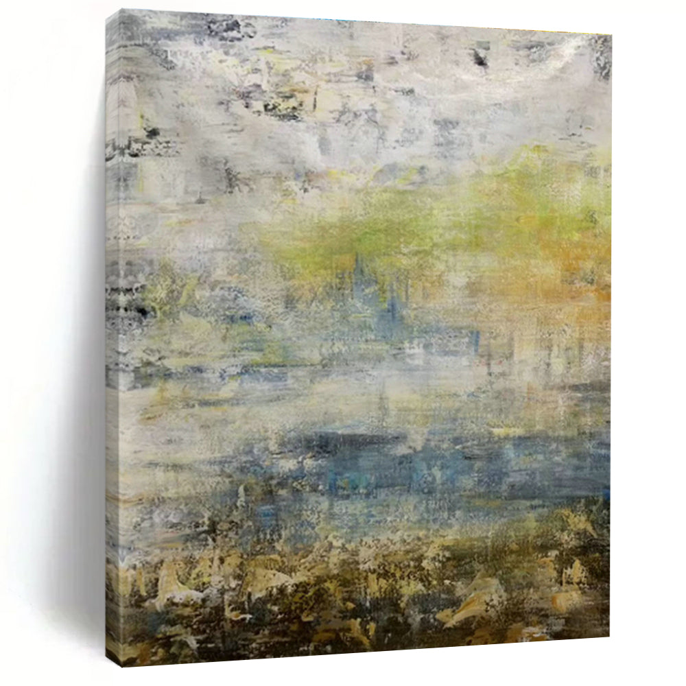 Multi - Color Textured Abstract Art for Art Gallery & Home Studio DLZ0571