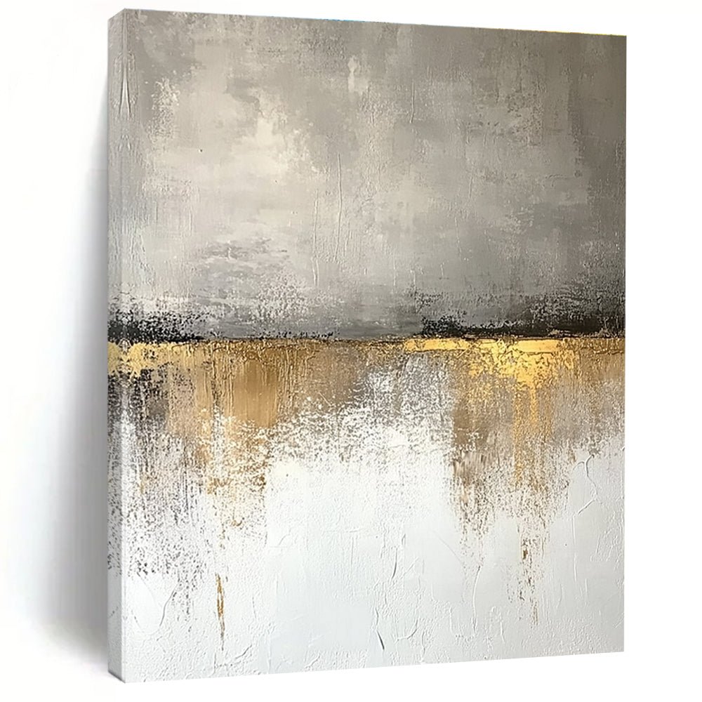 Grey and Gold Abstract for Luxury Living Room & High - End Hotel Lobby STSC410