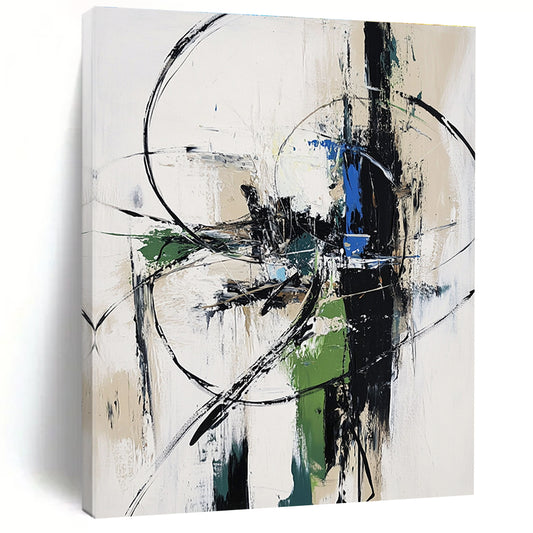 Energetic Abstract Lines for Artistic Studio & Music - Inspired Lounge STSC827