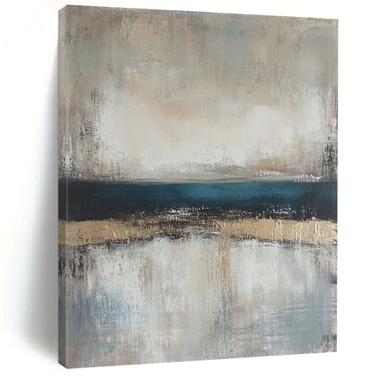 Abstract Coastal Horizon for Beach House Living Room & Art Gallery Seaside Exhibit STSC462