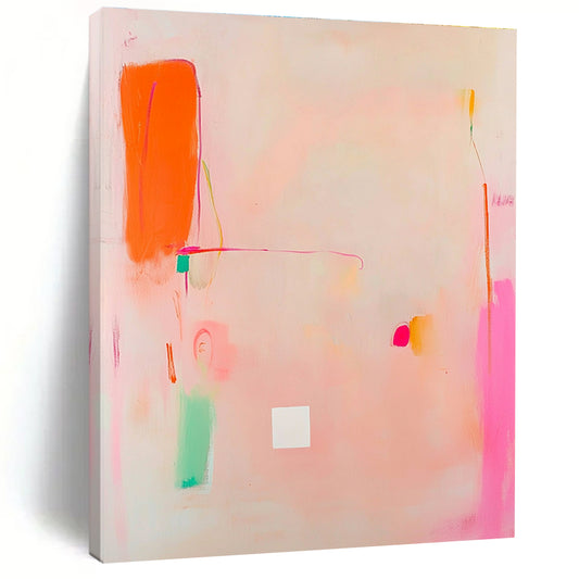 Pastel Abstract with Bold Accents for Feminine Boutique & Cozy Café STSC770