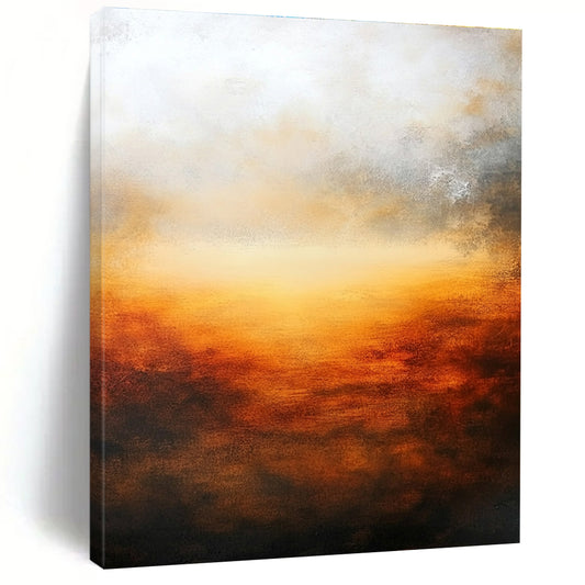 Abstract Sunset for Coastal - Themed Home & Relaxing Spa STSC585