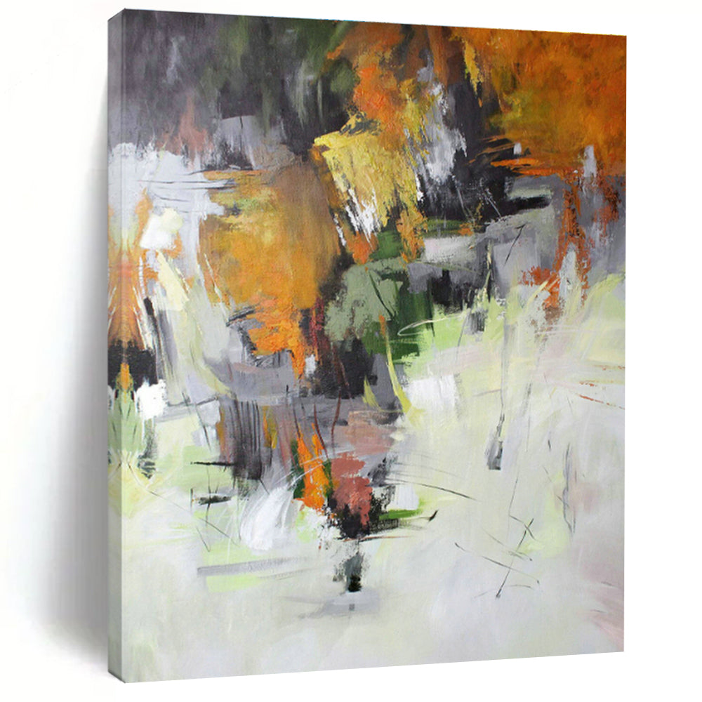 Colorful Abstract Landscape Art for Living Room & Garden Room DLZ0403