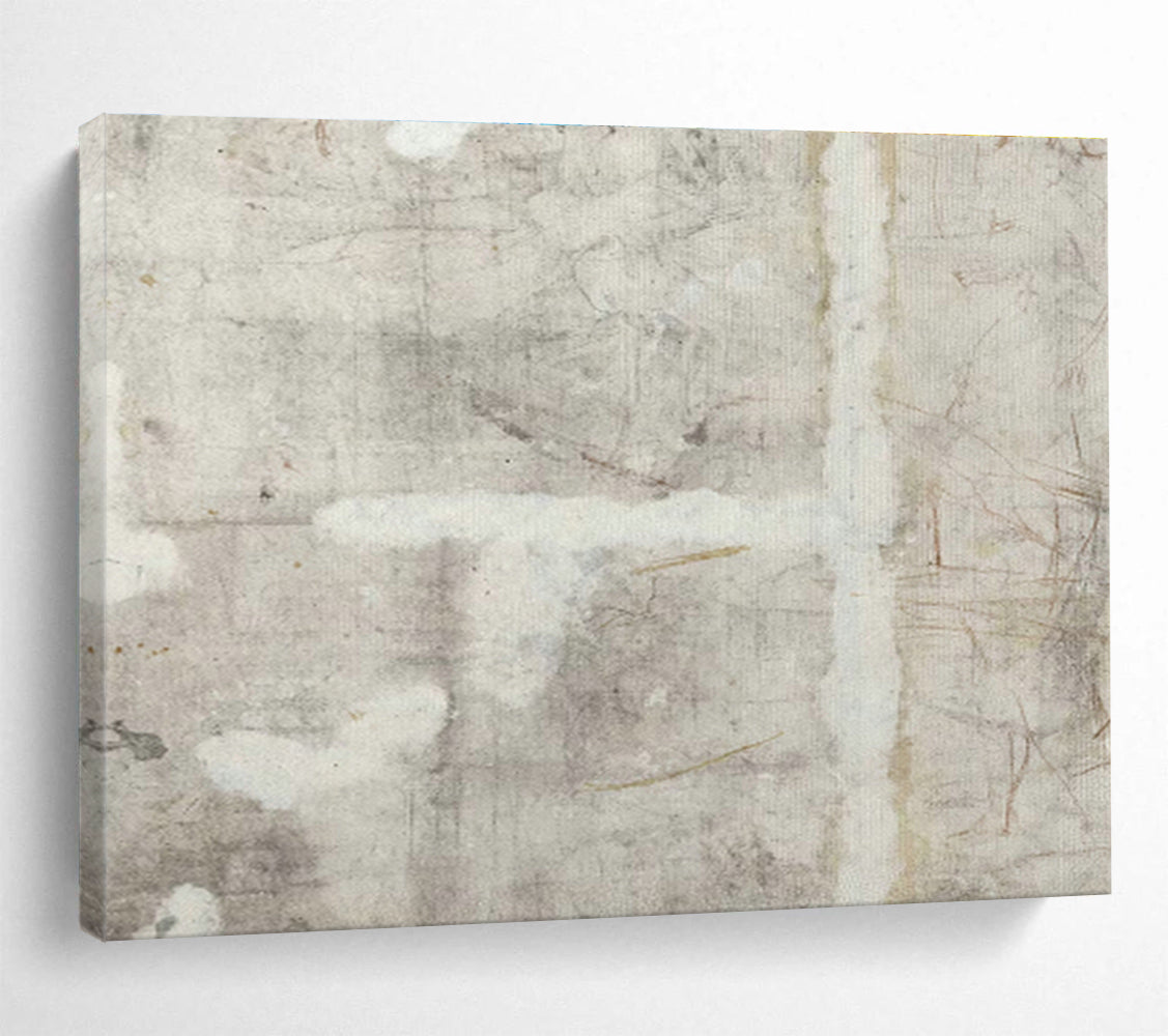 Light Gray Texture Abstract Art for Minimalist Office Waiting Rooms DLZ2618