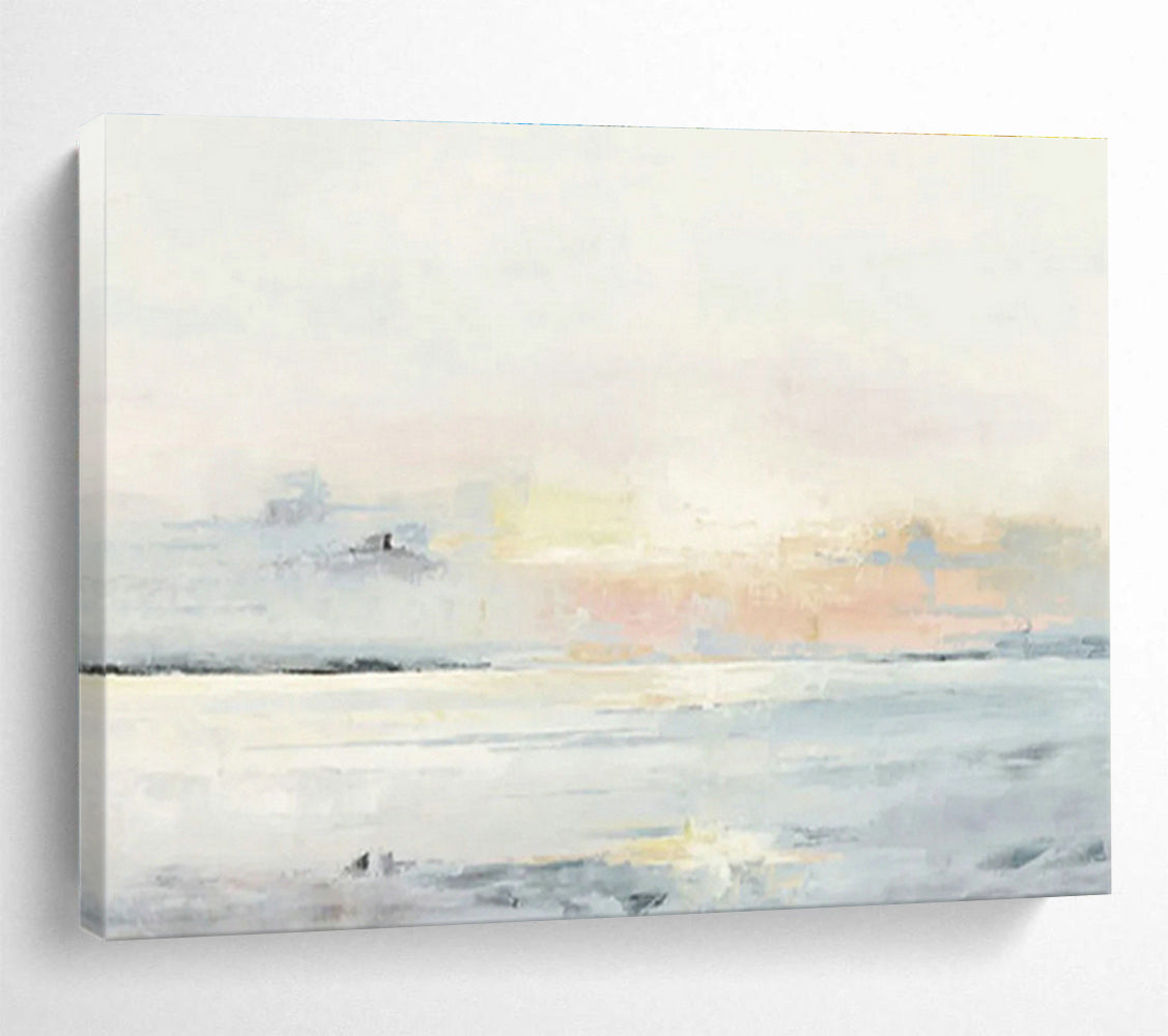 Light - Colored Seaside Landscape Art to Evoke the Calming Essence of Coastal Living in Your Home DLZ2790
