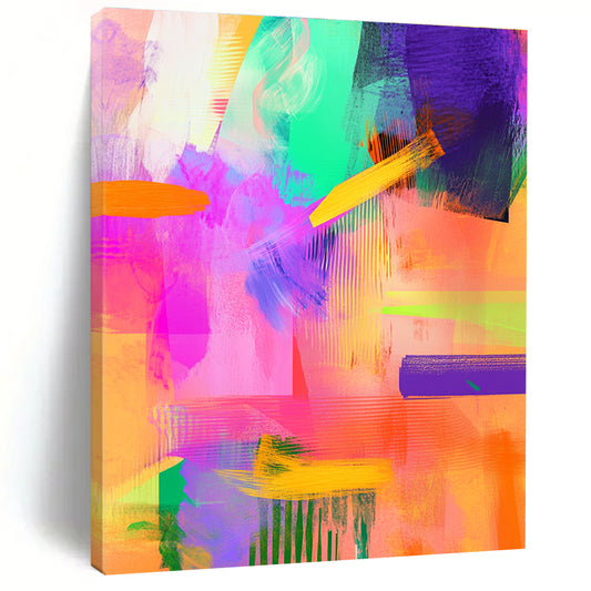 Vibrant Abstract Color Burst for Creative Studio & Modern Café STSC551