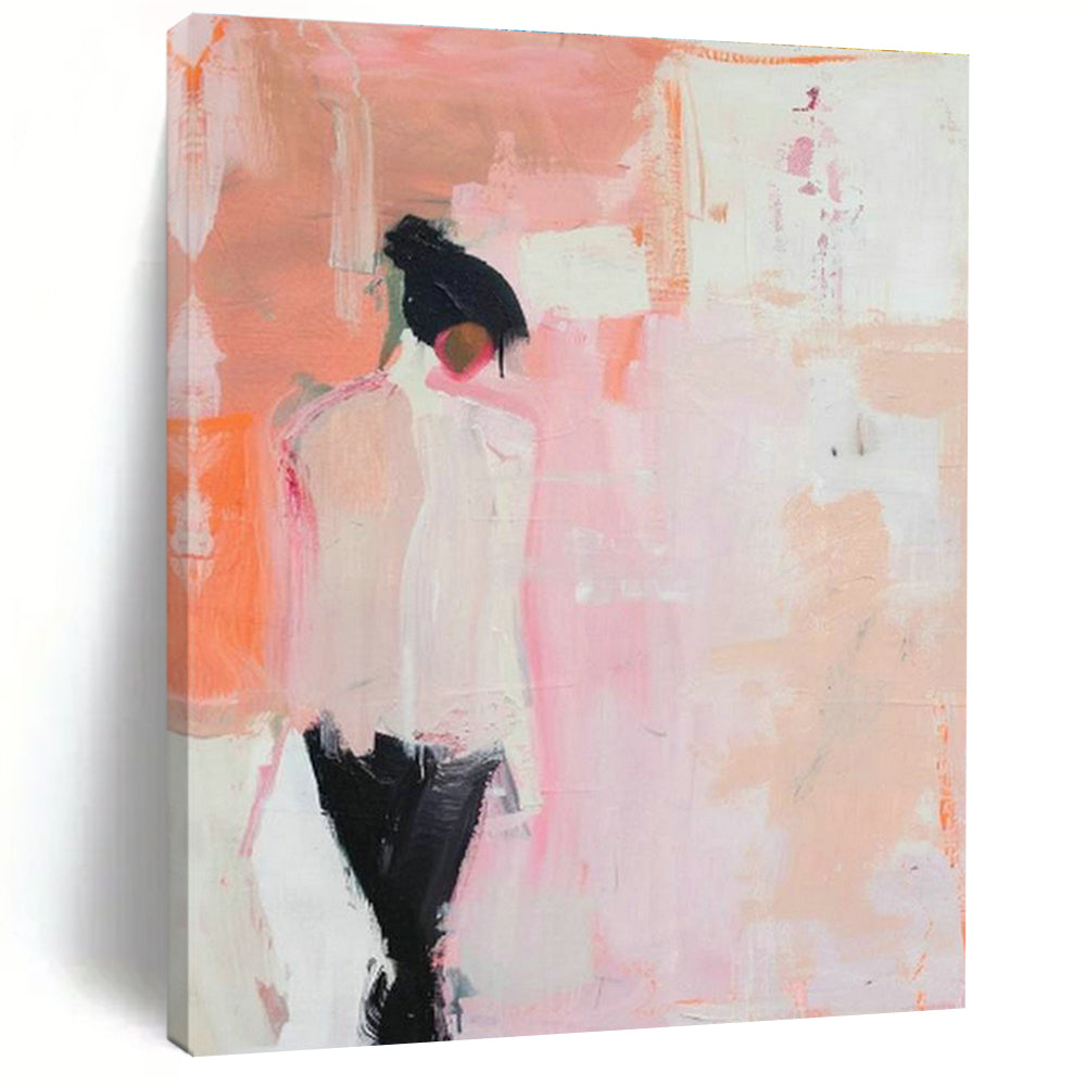Pink - Orange Figure Art for Bedroom & Hallway DLZ0339