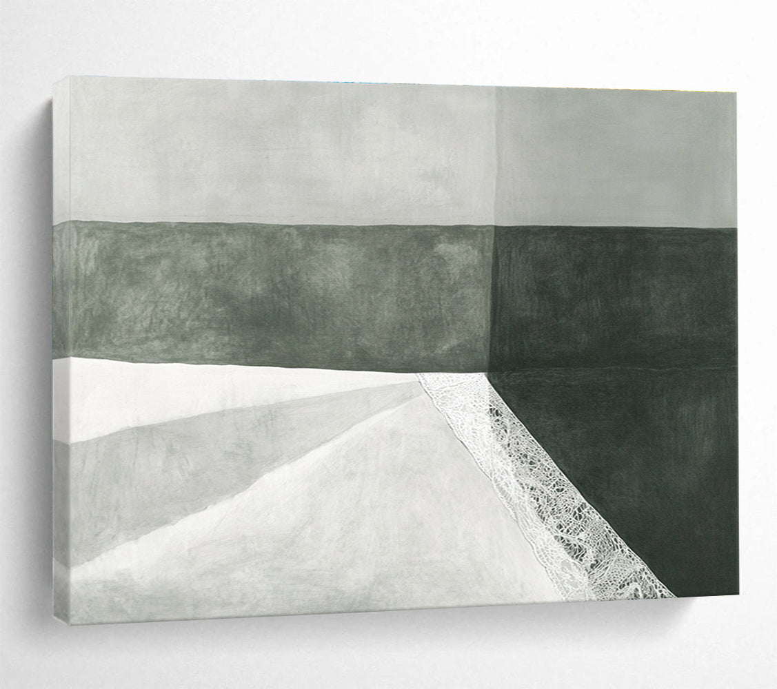 Monochrome with Lace Accent Art for Minimalist Bedroom & Sophisticated Boutique SC462