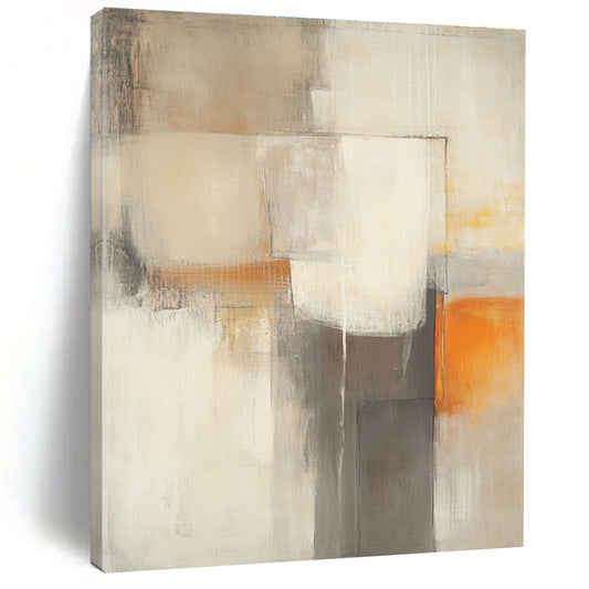 Soft Neutral Abstract Shapes for Bohemian Bedroom & Calm Office Space STSC753