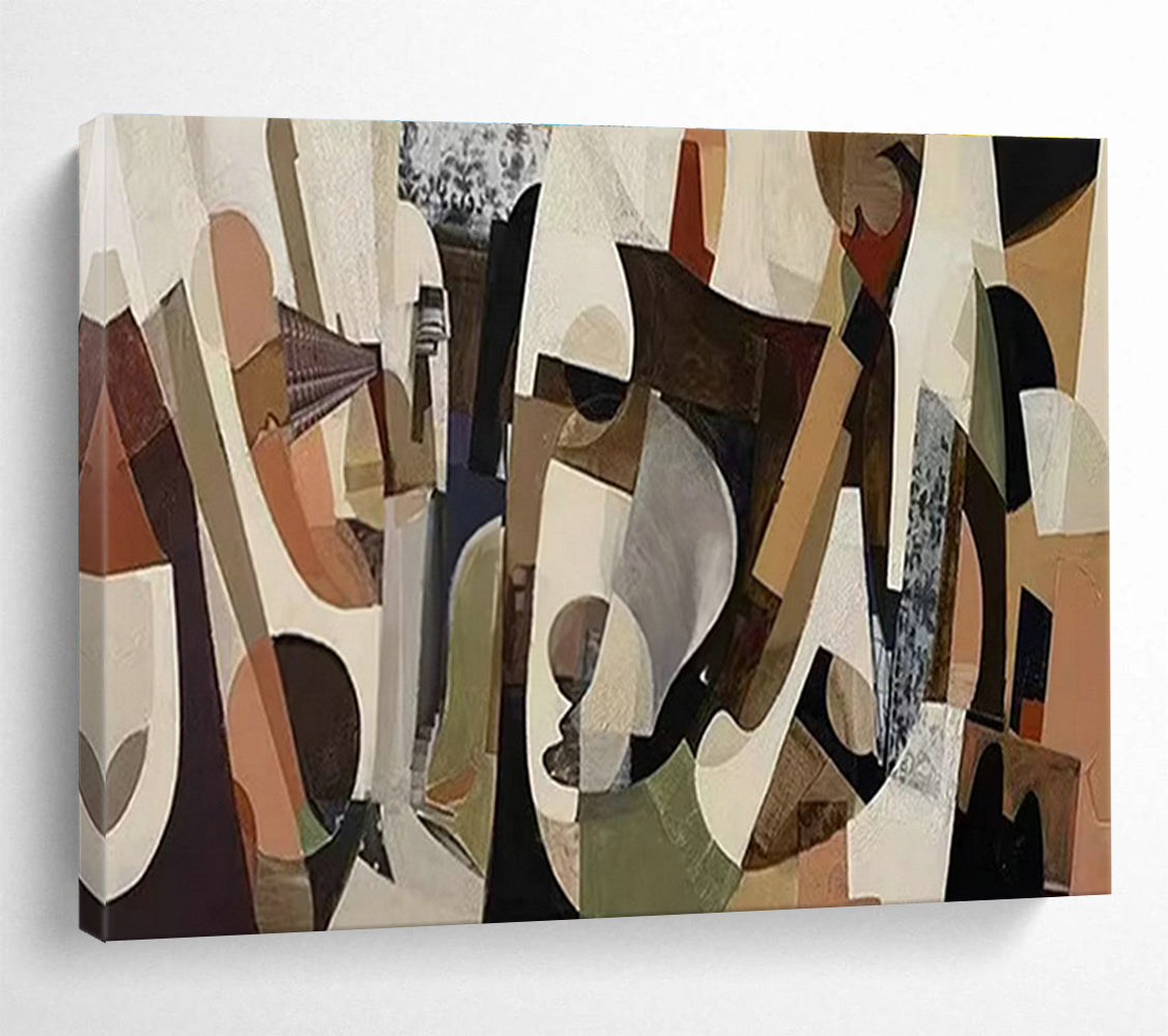 Cubist - Style Abstract for Creative Studio Lounge DLZ3005