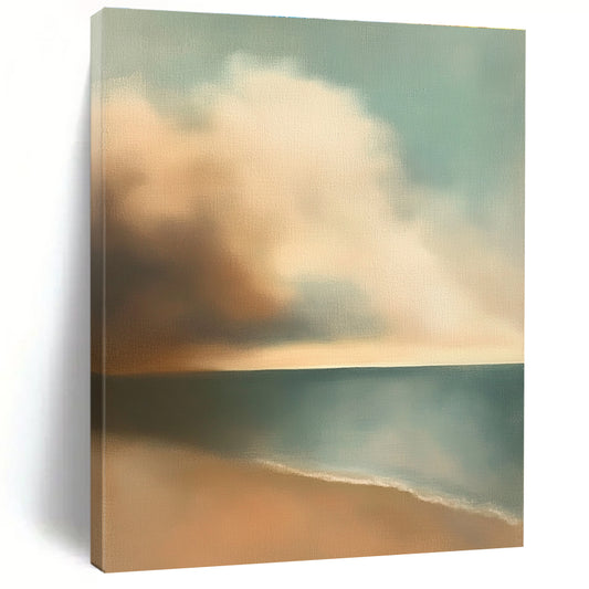Soft Beach Abstract for Coastal - Themed Home & Relaxing Spa STSC596