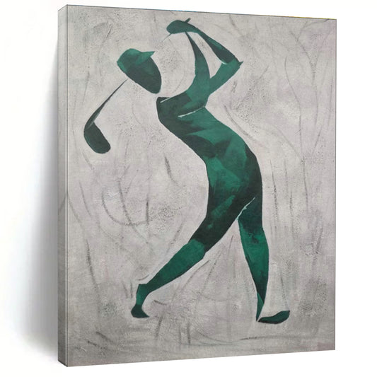 Golf Swing Silhouette Art for Sports - Themed Bar & Golf Club Lounge DLZ2261