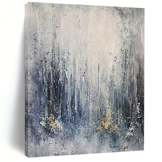 Blue Abstract Forest Scene for Nature - Lover’s Bedroom & Relaxing Spa STSC607