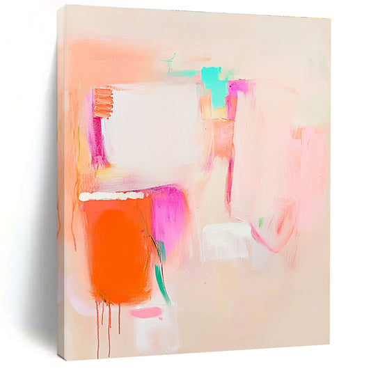 Soft Colorful Abstract for Feminine Nursery & Whimsical Café STSC623