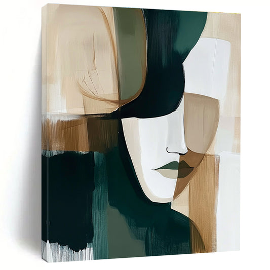 Abstract Geometric Face for Modern Art Gallery & Stylish Bedroom STSC749