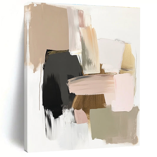 Soft Color Block Abstract for Modern Nursery & Elegant Living Room STSC619