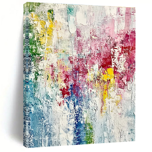 Colorful Textured Abstract Art for Bedroom & Creative Lounge STSC721