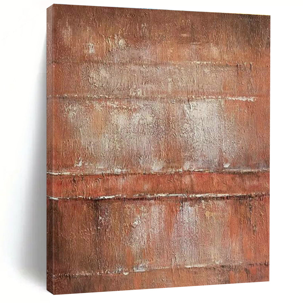 Brown - White Abstract Art for Living Room & Cottages DLZ0326