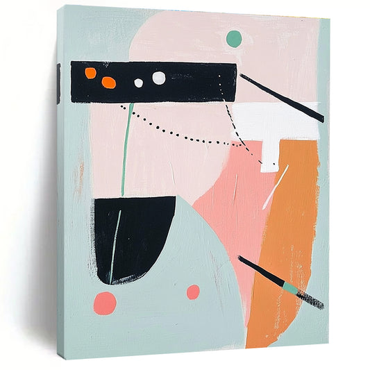 Pastel Geometric Art for Nursery & Craft Studio STSC691