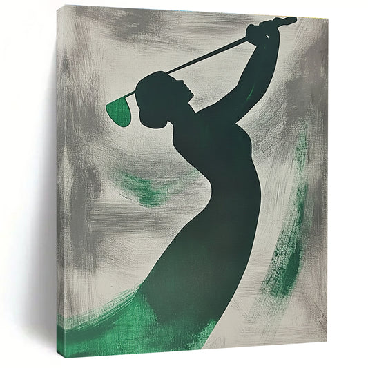 Golfer Silhouette Art for Sports - Loving Home Den & Golf Clubhouse STSC1065