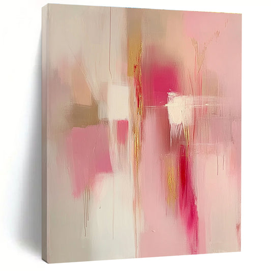 Pink and Gold Abstract for Feminine - Inspired Café & Bridal Suite STSC784