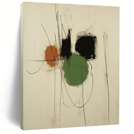 Minimalist Colorful Abstract for Scandinavian - Style Home & Modern Art Gallery STSC547