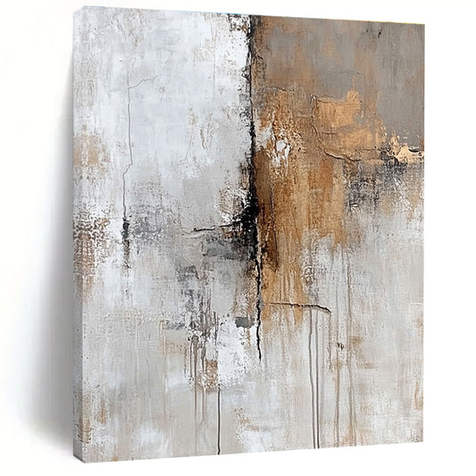 Textured Gray and Brown Abstract for Industrial - Chic Loft & Minimalist Gallery STSC591
