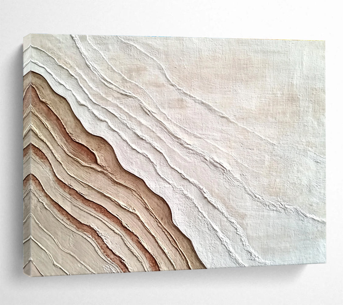 Textured Earthy Layers Art for Rustic Home Office & Nature - Inspired Art Gallery SC448