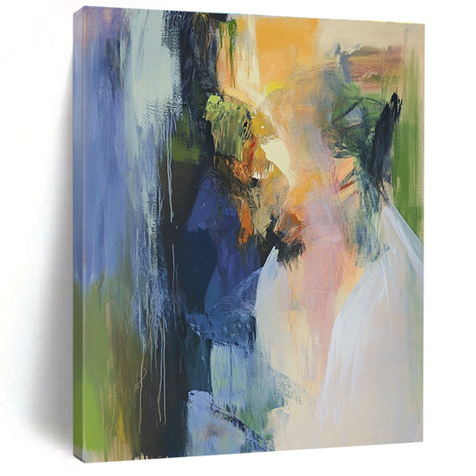 Abstract Double Portrait for Thought - Provoking Library & Contemporary Art Space STSC594