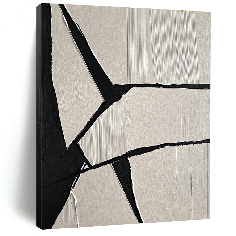 Black and White Geometric for Modern Kitchen & Art Gallery Corridor STSC1247