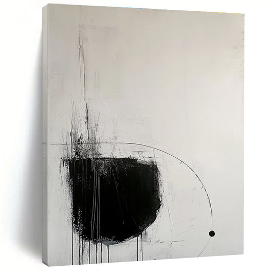 Black and White Abstract Shapes for Modern Office & Contemporary Art Gallery STSC520