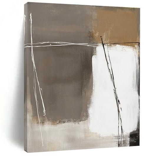 Minimalist Abstract with Lines for Scandinavian - Style Home & Contemporary Office STSC564