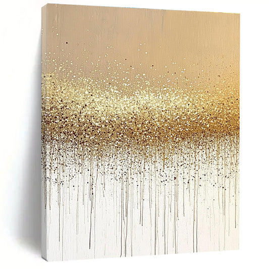 Golden Glitter Drip for Luxury Hotel Ballroom & Glamorous Home Dining Room STSC994