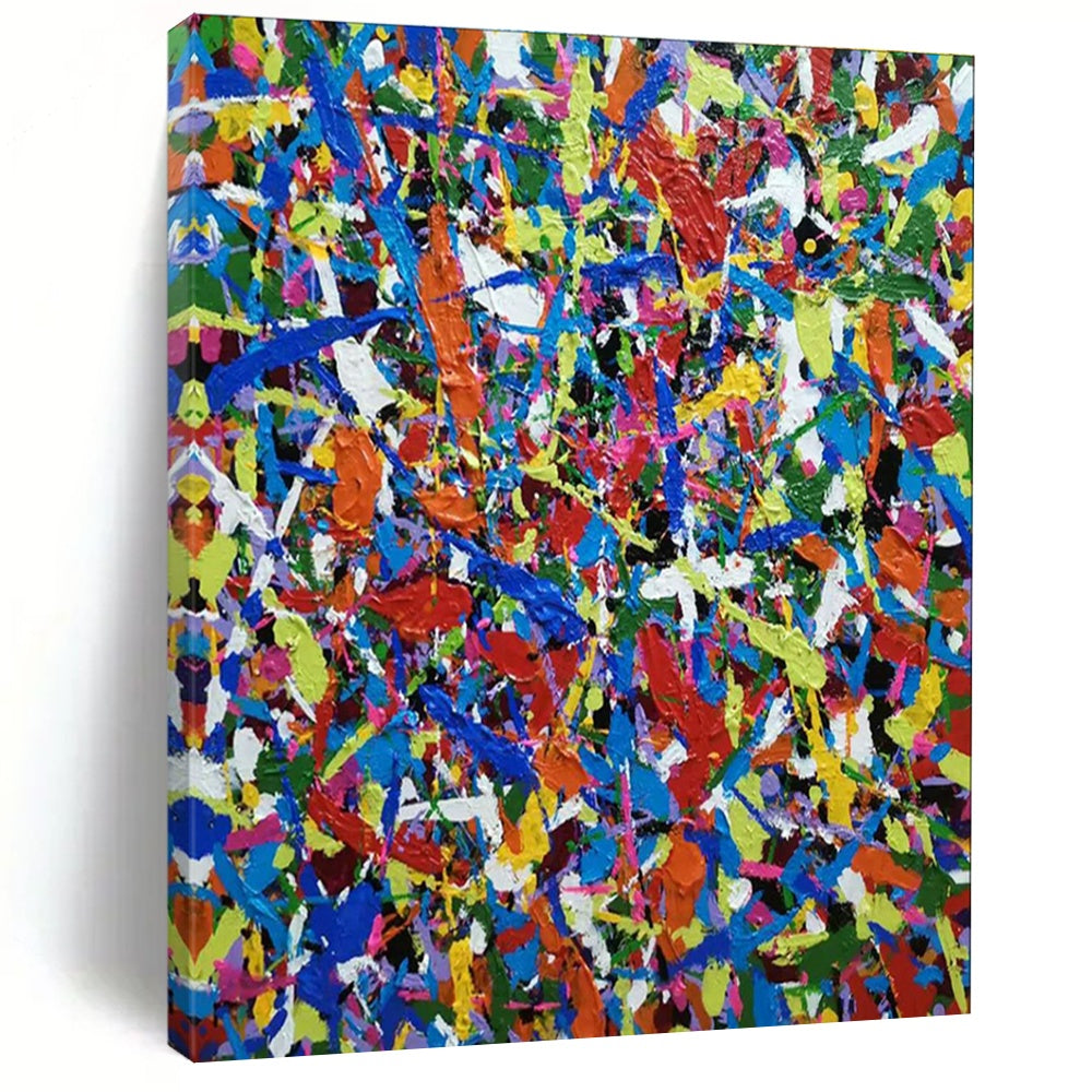 Color Explosion Abstract Art for Creative Kids’ Space & Vibrant Art Bar DLZ2266
