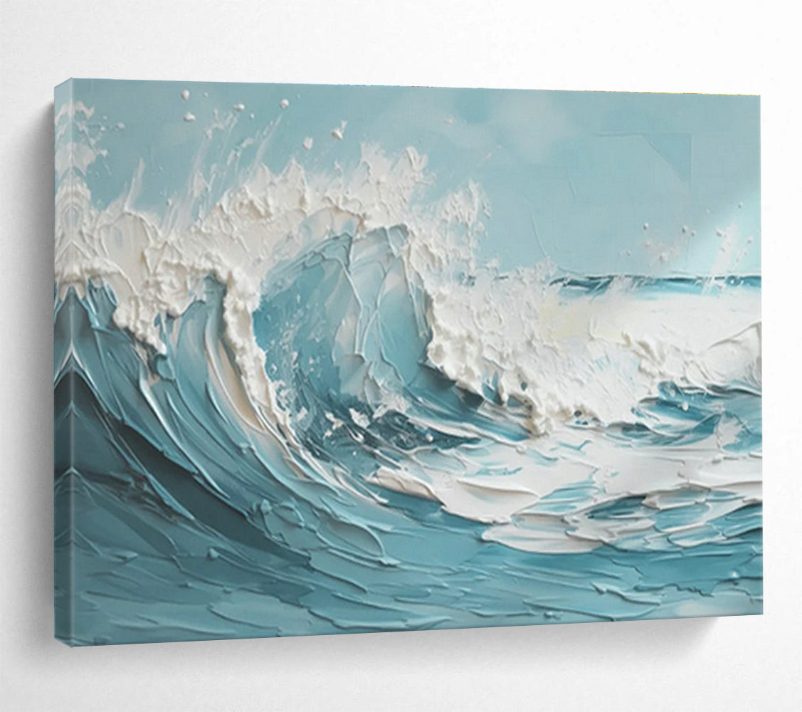 Wave Relief Abstract Art for Nautical - Inspired Hallways DLZ2426