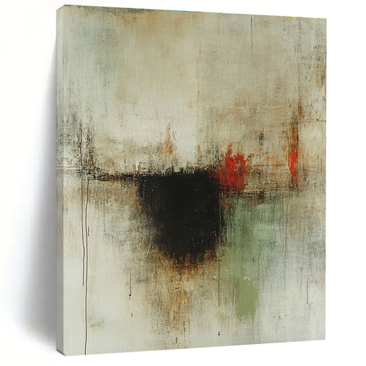 Abstract Neutral Tones for Minimalist Living Room & Modern Office STSC610