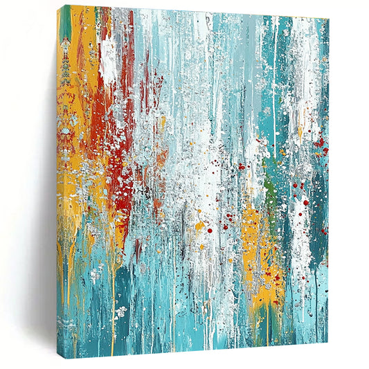 Colorful Drip Abstract Art for Kids’ Playroom & Art Studio STSC719