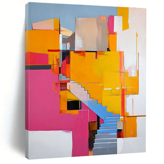 Architectural Abstract Art for Patio & Garden Room STSC668