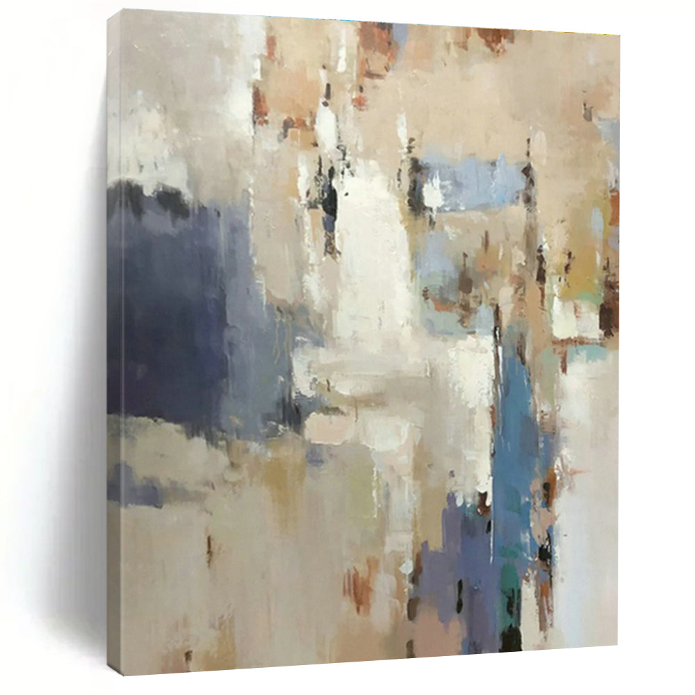 Soft - Toned Abstract Art for Living Room & Study DLZ0501