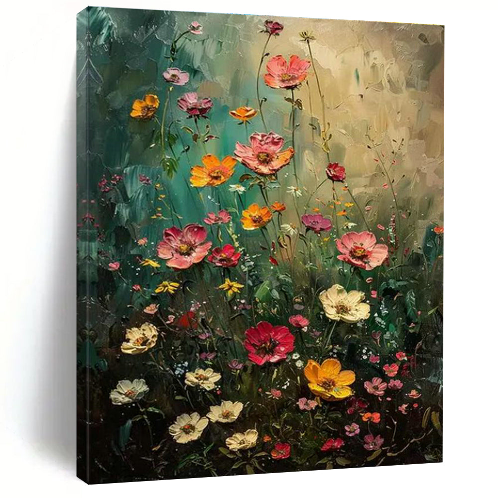 Wildflower Meadow Art for Rustic Kitchen & Outdoor - Inspired Gallery DLZ2254