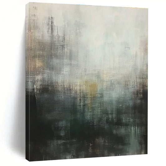Muted Abstract Cityscape for Thoughtful Library & Industrial - Chic Loft STSC604