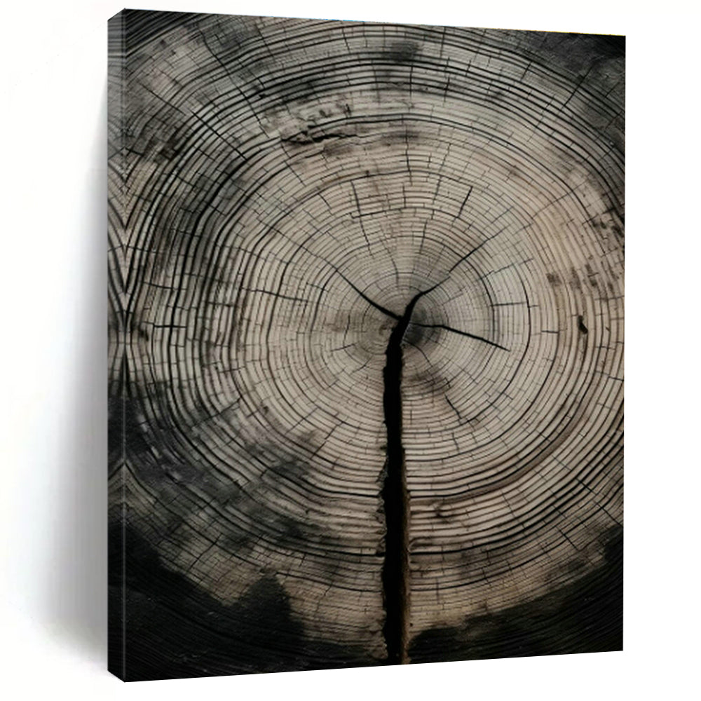 Tree Ring Abstract Art for Living Room & Office DLZ0379