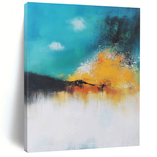 Colorful Abstract Sky and Field for Bohemian Bedroom & Creative Studio STSC643