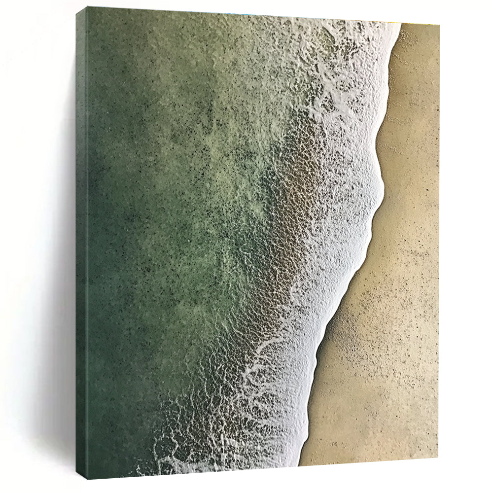 Aerial Beach Shoreline for Modern Beach House & Travel - Themed Café STSC1159