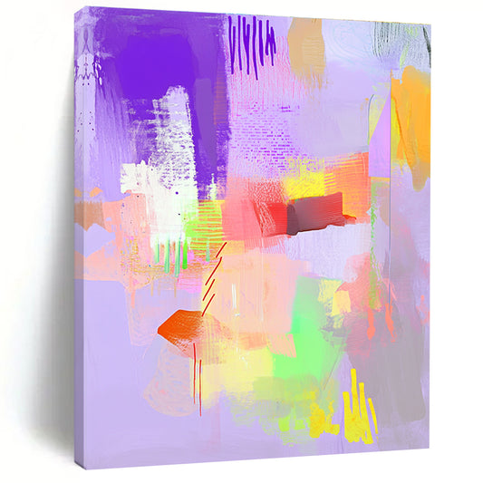 Pastel Abstract Shapes for Bohemian - Style Bedroom & Calming Meditation Space STSC545