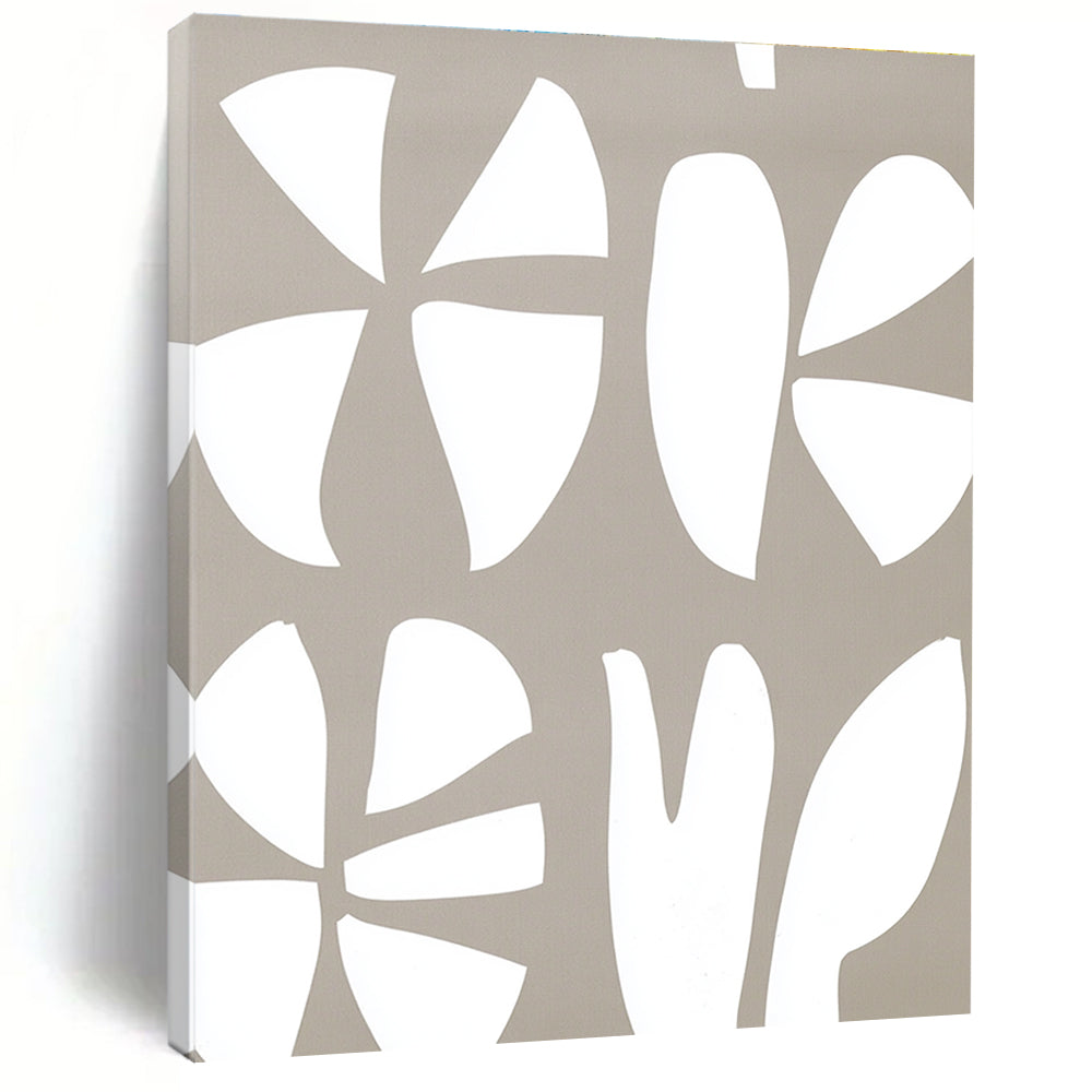 Geometric Flower Shapes for Minimalist Living Room & Modern Office Reception STSC1240