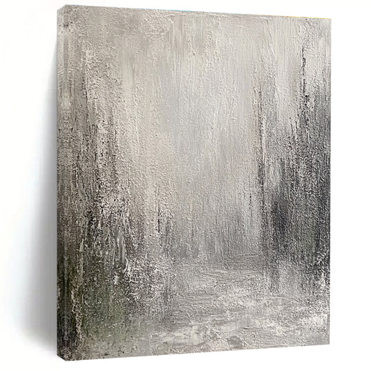 Gray Textured Abstract for Modern Minimalist Lounge & Art Gallery Installation STSC487